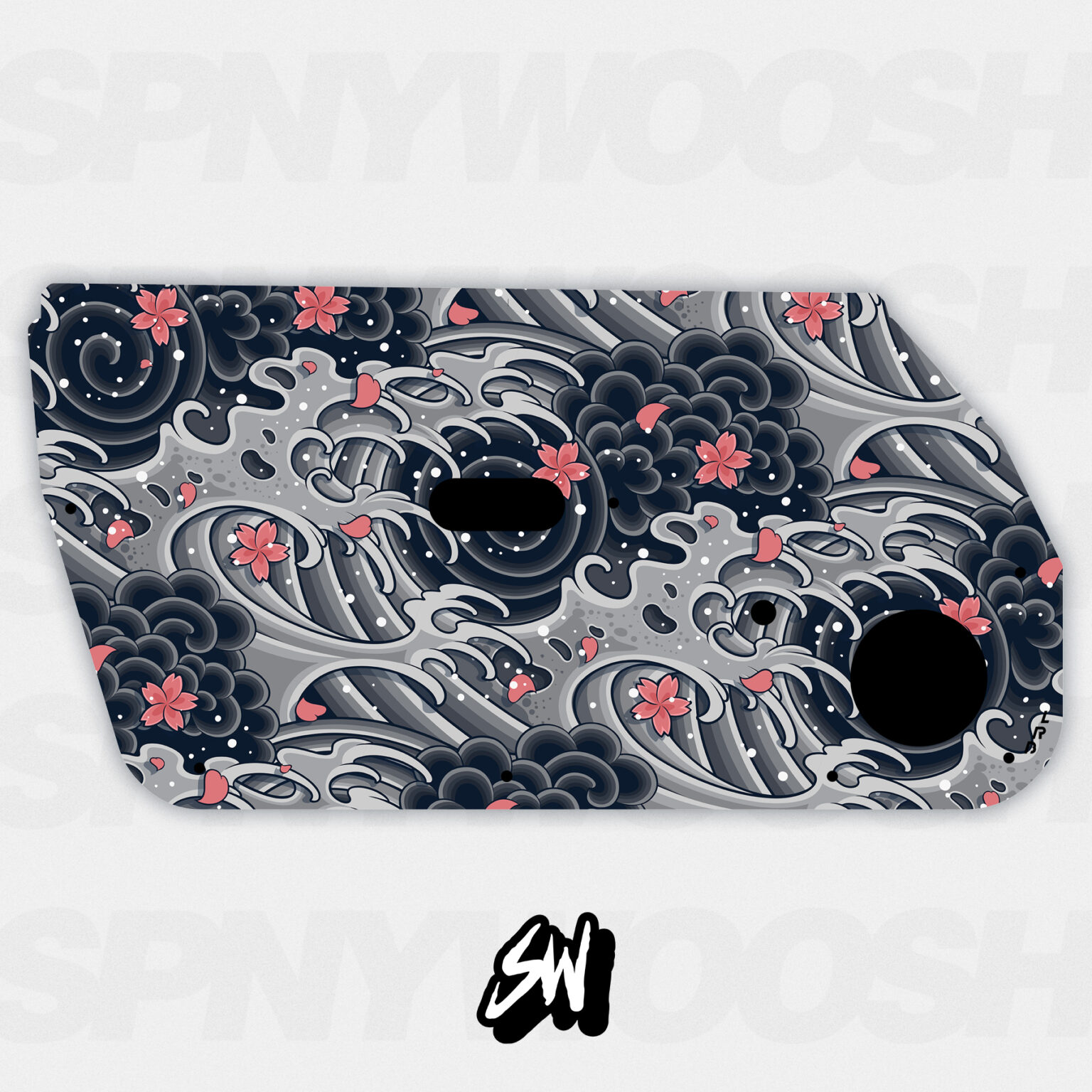 Spinnywhoosh Door Panel Vinyl Graphics LRB Speed