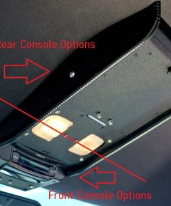 Alternative view of 1998-2002 Dodge Ram Aluminum Overhead Console – Stock Size